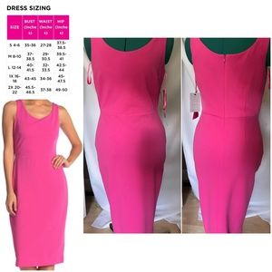 Betsey Johnson Pink Crepe Sleeveless Short Sheath Dress: fits like 8/10